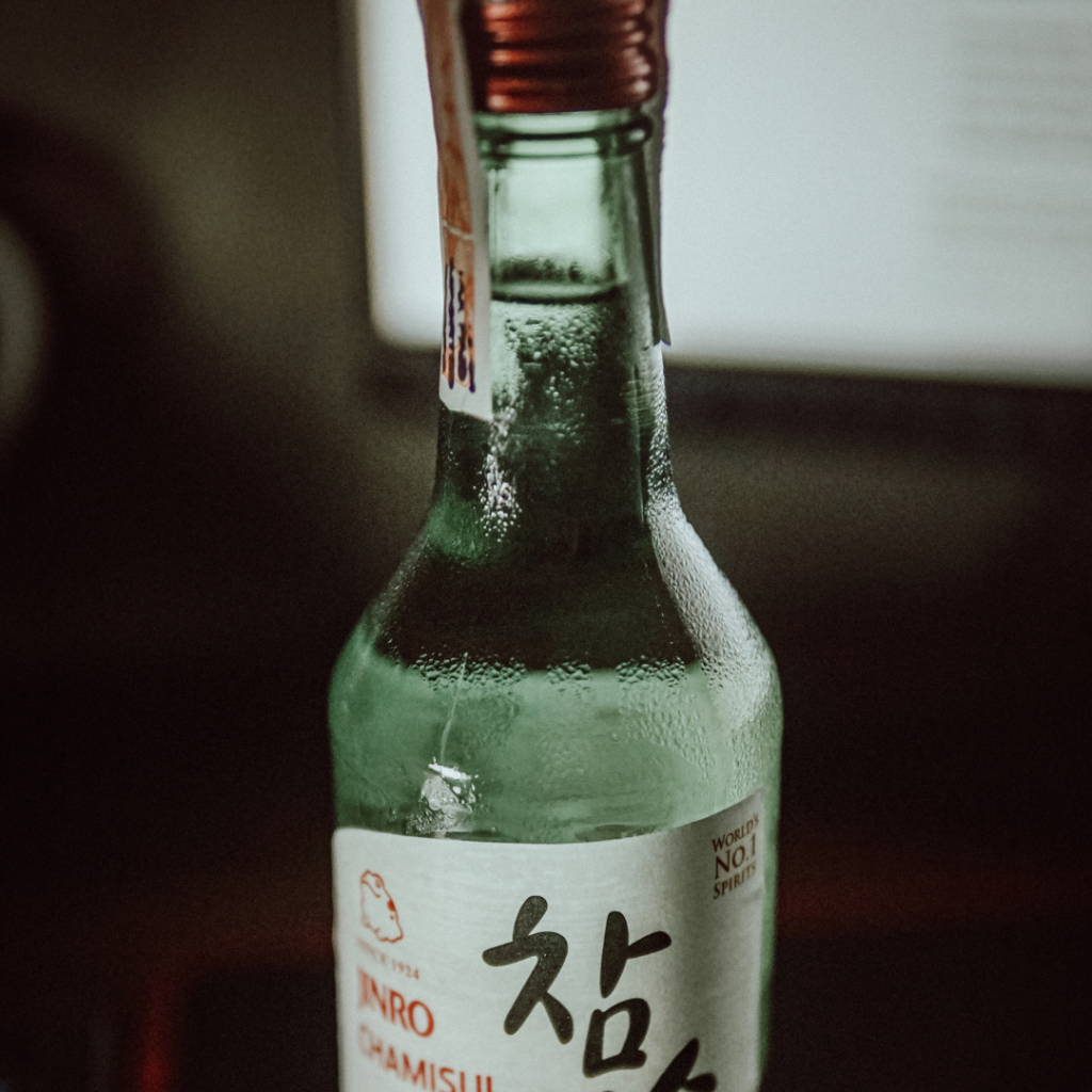 Korean wine bottle