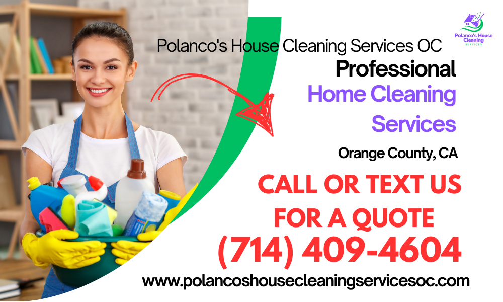 Promotional Banner of Polanco's House Cleaning Services OC